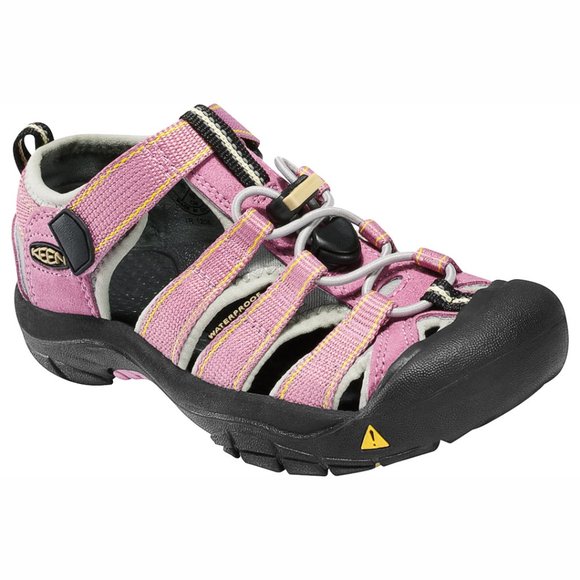 closed toe pink sandals